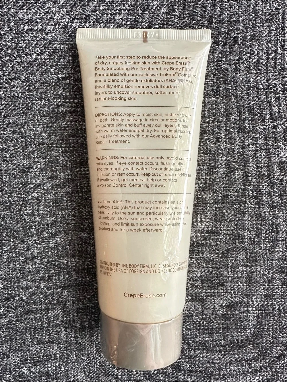 NEW Body Firm Crepe Erase Body Smoothing Pre-Treatment Trufirm Travel 3.3 fl oz